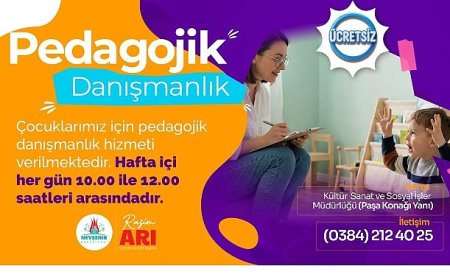 Nevşehir Belediyesi’nden Çocuklara Pedagojik Danışmanlık Hizmeti