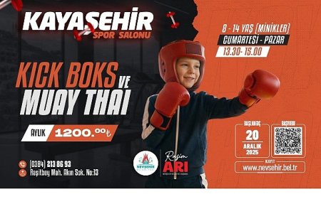 Nevşehir’de Minikler ve Yetişkinler İçin Kick Boks ve Muay Thai Kursları