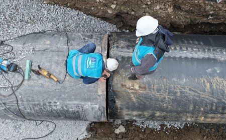 Halıdere’de Altyapı Çalışmaları Tüm Hızıyla Devam Ediyor