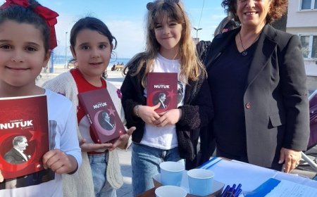 Çocukların Atatürk sevgisine ADD Mudanya’dan Nutuk hediyesi