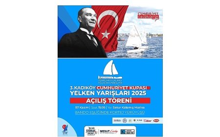 Kadıköy Cumhuriyet Kupası Yelken Yarışları Başlıyor