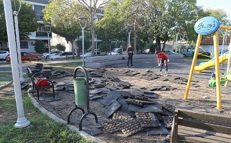 Menderes’te Kauçuk Yenileme Operasyonu