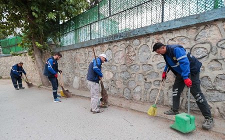 Buca’da köşe bucak temizlik
