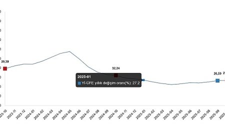 Yurt İçi Üretici Fiyat Endeksi, Ekim 2025