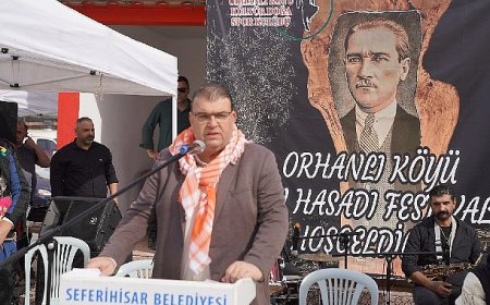 Orhanlı Köyü 2. Zeytin Hasadı Festivali coşkuyla başladı