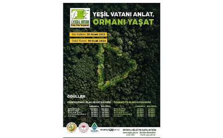 Yeşil Vatan Film Yarışması’nda başvurular 30 Kasım’a kadar uzatıldı