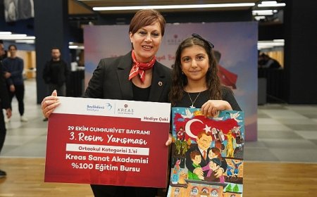 Çocuklar Cumhuriyet’i Resim ve Şiirlerle Anlattı