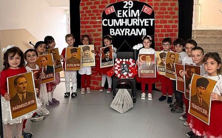 Çankaya’nın Minikleri Cumhuriyet Sevincini Yaşadı