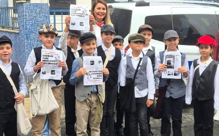 75. Yıl İlkokulu Öğrencilerinden ‘Çocuk Gazeteci’ etkinliği