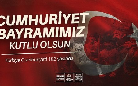 Başkan Altay: “Cumhuriyetimizin 102. Yılı Kutlu Olsun”