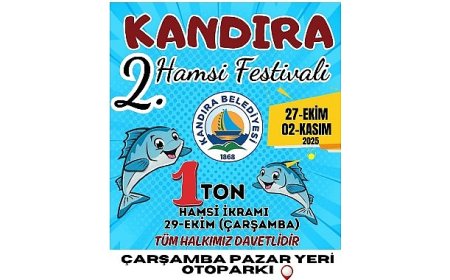 Kandıra’da Hamsi Festivali Coşkusu Yeniden Başlıyor!