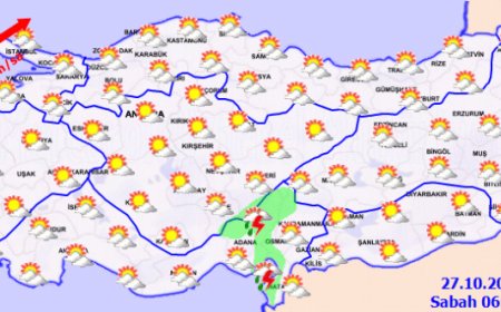 Marmara ve Ege’ye kuvvetli sağanak ve fırtına uyarısı!