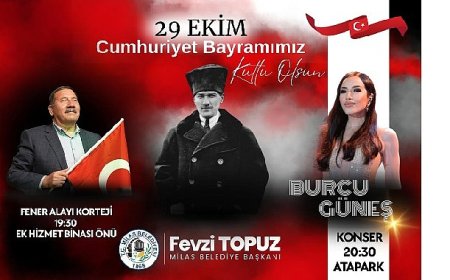 29 Ekim Cumhuriyet Bayramı Fener Alayı ve Burcu Güneş Konseriyle Kutlanacak