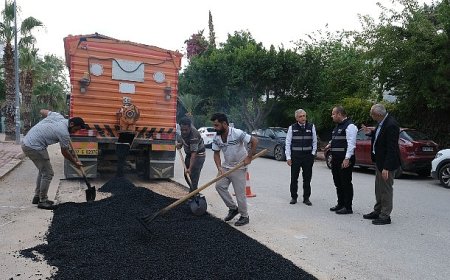 ASAT Genel Müdürü Cengiz Gülebay Konyaaltı’ndaki çalışmaları inceledi