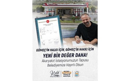 Gömeç Belediyesi’ne Yeni Bir Mülk Kazandırıldı