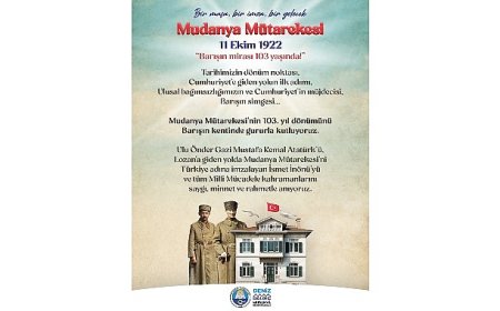 Barışın Başkenti Mudanya, 103. Yıl Coşkusuna Hazır