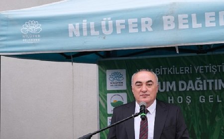 Nilüfer Belediyesi’nden üreticiye İtalyan çimi tohumu desteği
