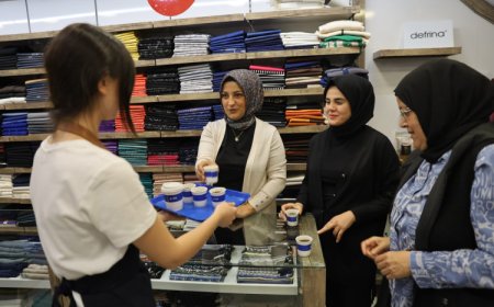 Bursa’da BURFAŞ’tan çarşı esnafına kahve ikramı