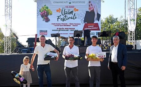 En kaliteli üzümler Osmangazi’de yarıştı