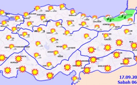 Kuzeyde sağanak, güney ve batıda mevsim normalleri