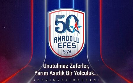 Anadolu Efes Spor Kulübü, 50. Sezonuna 50. Yıl Logosu ile Başlıyor