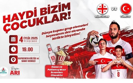 İlk Maç Dev Ekranda, Kalbimiz Milli Takımla