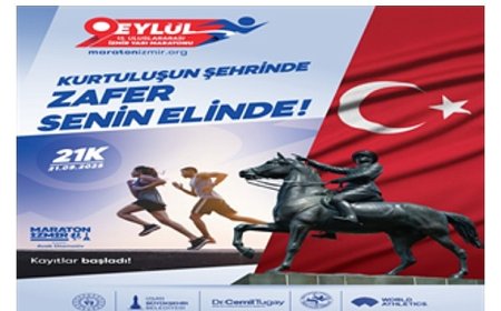 9 Eylül Yarı Maratonu için kayıt zamanı