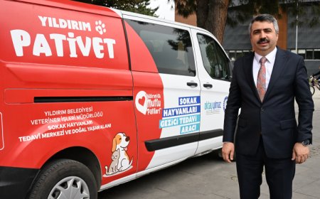 Yıldırım’da patili canlara mobil hizmet