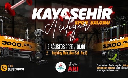 Nevşehir Belediyesi Kayaşehir Spor Salonu Açılıyor