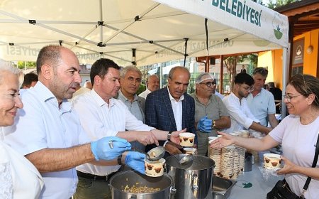 Osmangazi’de aşure kazanları kardeşlik için kaynadı