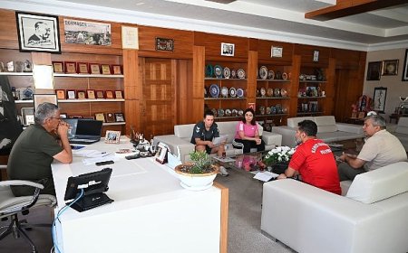 Antrenörlerden Başkan Topaloğlu’na ziyaret