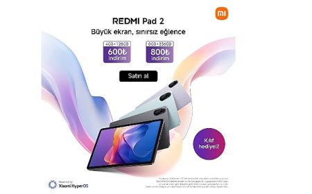 Xiaomi, Redmi Pad 2 Serisi ile Eğlenceyi Yeni Bir Boyuta Taşıyor: Daha Canlı, Daha Gerçek