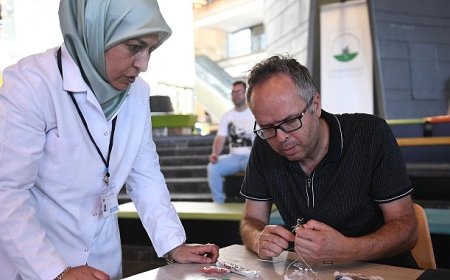 Engelli ve engelsiz bireyler birlikte üretmenin mutluluğunu yaşadı