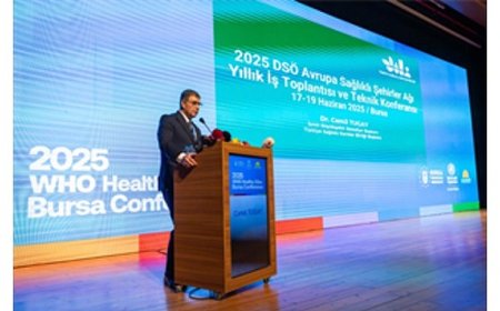 Başkan Tugay’dan Bursa’da düzenlenen DSÖ Avrupa Sağlıklı Şehirler Ağı Konferansı’nda barış mesajı