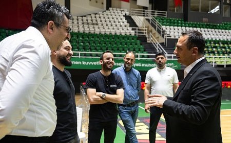 Başkan Eşki’den Göztepe’ye moral ziyareti