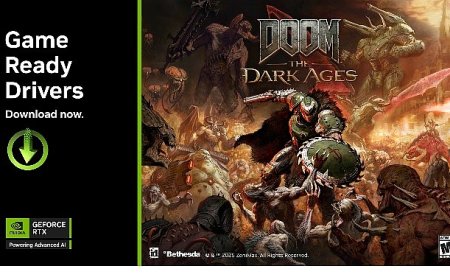 DOOM: The Dark Ages için GeForce Game Ready Sürücüsü Yayınlandı