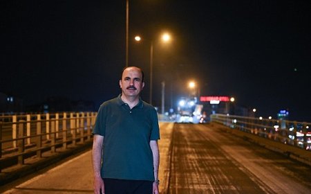Başkan Altay Koyuncu Köprülü Kavşağı’nda Gece Devam Eden Asfalt Çalışmalarını İnceledi