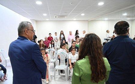 Başkan Topaloğlu, kursiyerler ve velileriyle bir araya geldi