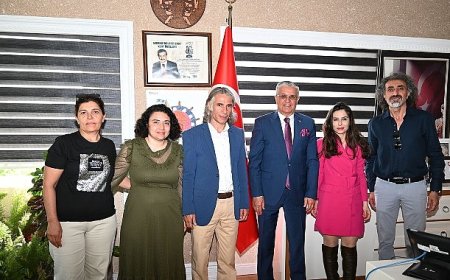 Göynük Ortaokul Müdüründen Başkan Topaloğlu’na ziyaret