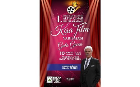 1. Altın Çınar Uluslararası Kısa Film Yarışması’nda gala heyecanı