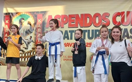 Aliağalı Karateciler Aspendos Cup Karate Turnavası’nda
