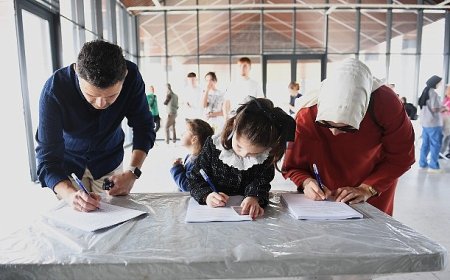 Tarihi koşuya katılacak sporseverler numaralarını aldı
