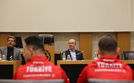 Özel Sporcular Futsal Milli Takımı Ziyaret