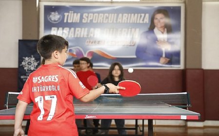 Başkan Çerçioğlu Minik Sporcuların Yanında