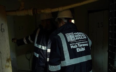 Avcılar Belediyesi’nden Deprem Sonrası Hızlı Tespit Çalışması