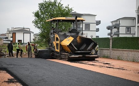 Kartepe’ye 1300 ton asfalt