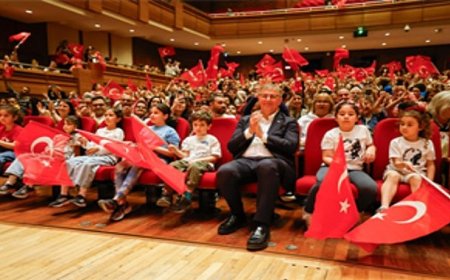 AASSM’den çocuk şarkıları yükseldi