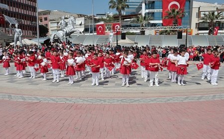 Menemen’de 23 Nisan coşkusu yaşandı