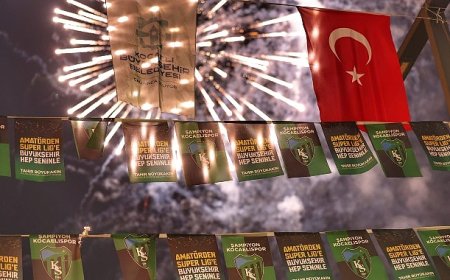 Şampiyonluk gecesinde coşku hiç dinmedi