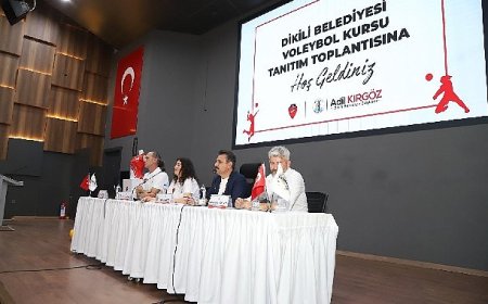 Dikili Belediyesi’nden  Voleybol Altyapısına Güçlü Adım